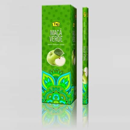 Incenso Taj Maçã Verde (box)