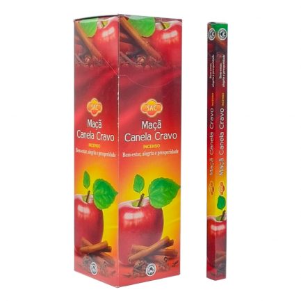 Incenso SAC Maçã Canela Cravo (box)
